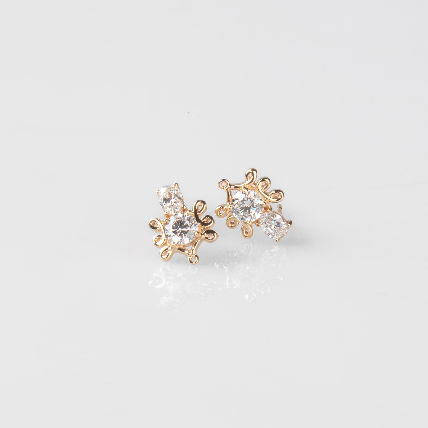 Flower gold and diamond