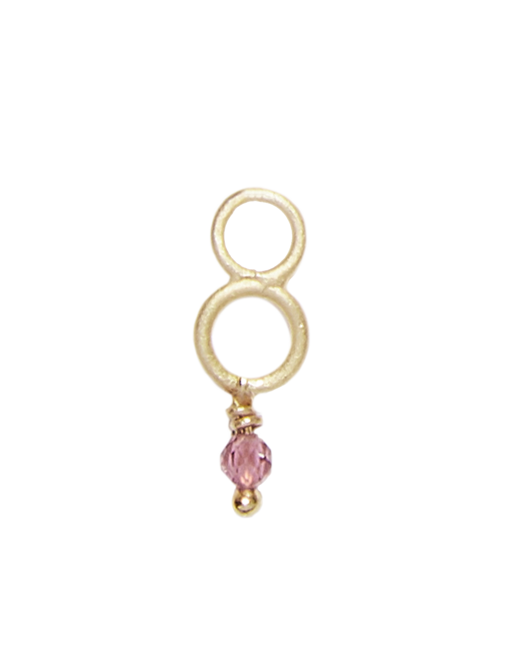 Pink Tourmaline Eight Charm