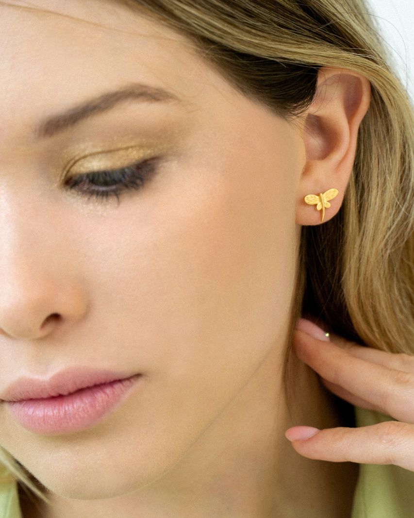 Single Dragon-fly earring
