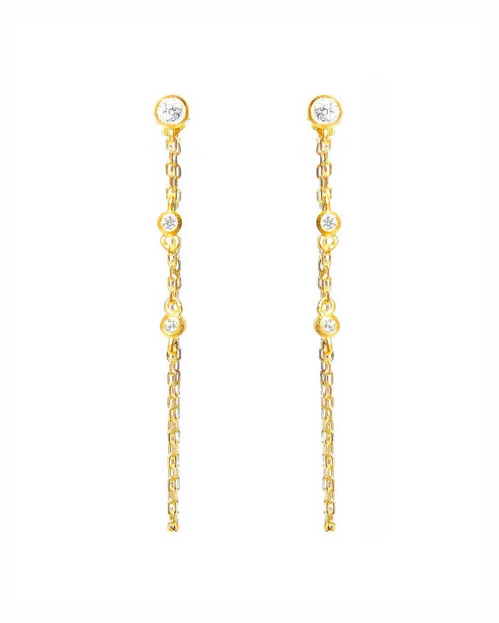 Front to Back Chain Earring