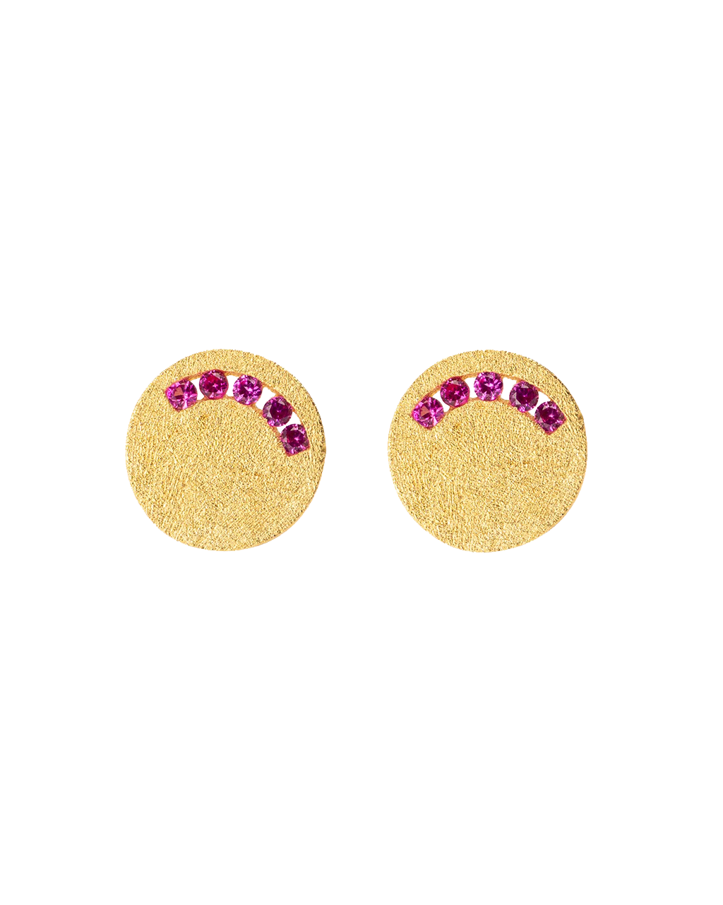 Sparkle Stud Gold Vermeil