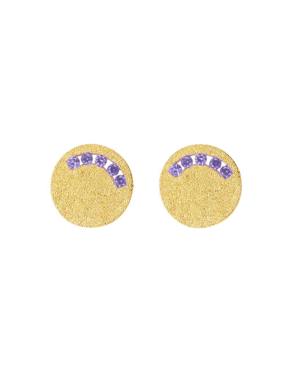 Sparkle Stud Gold Vermeil