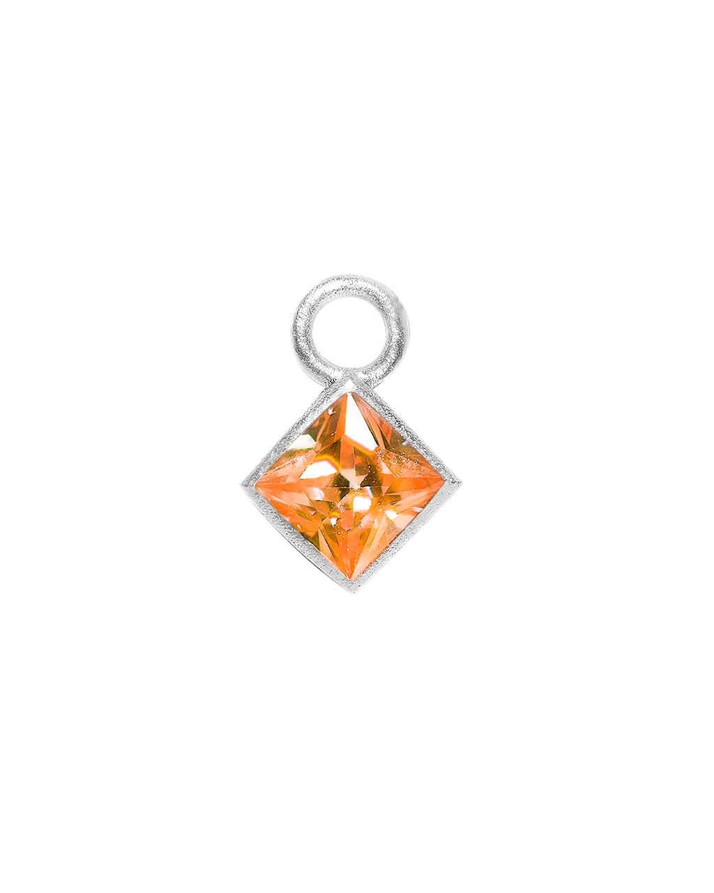 Diamond Charm Silver