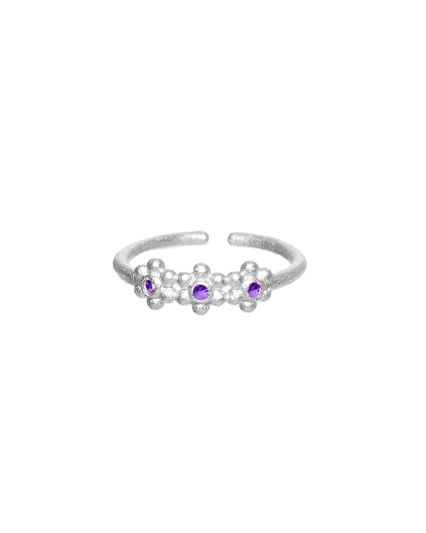 Flower Ring Silver