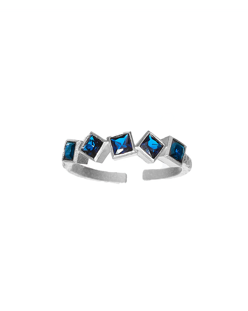 Block Ring Silver