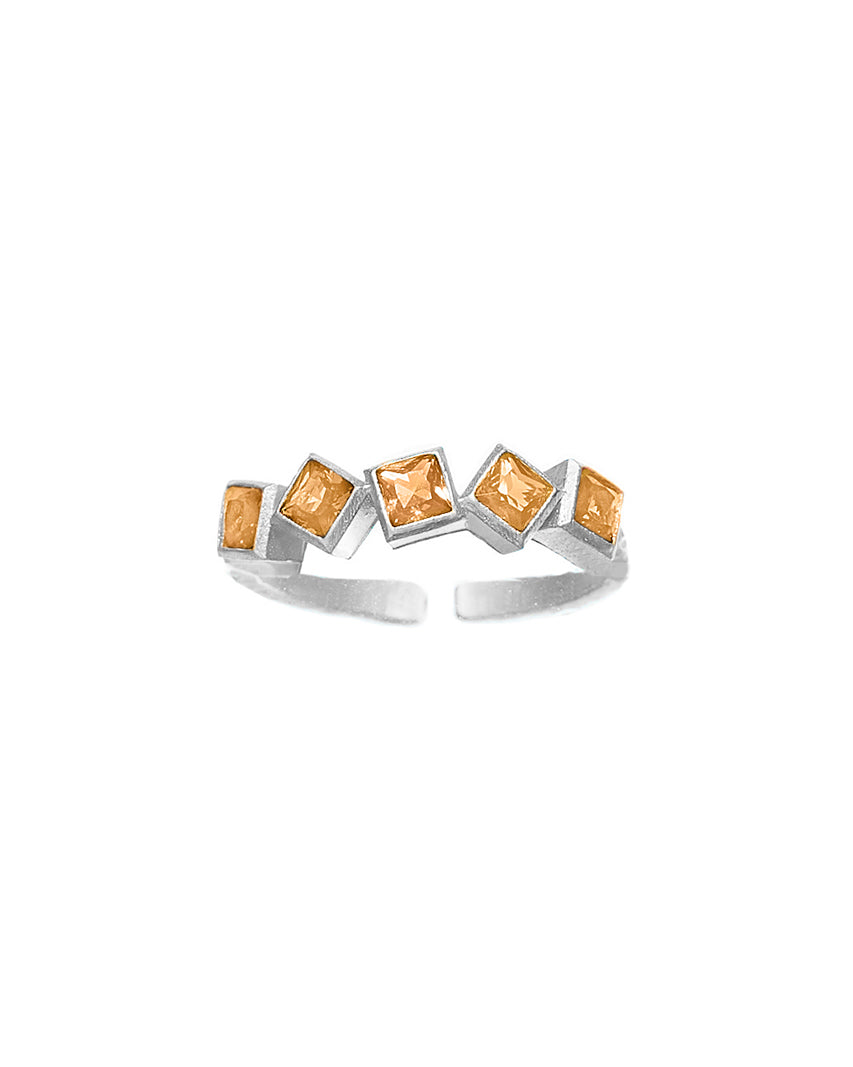 Block Ring Silver