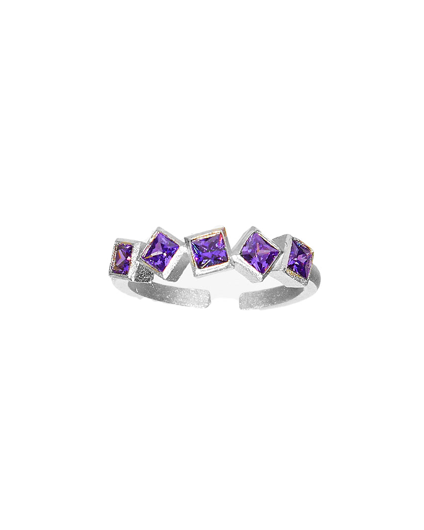 Block Ring Silver