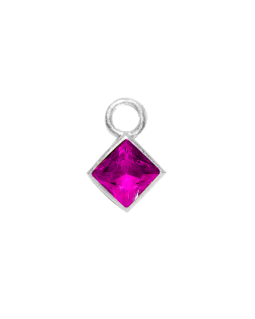 Diamond Charm Silver
