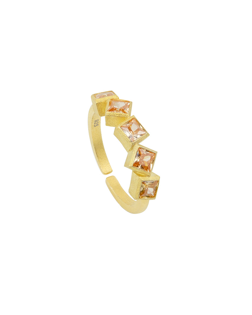 Block Ring Gold