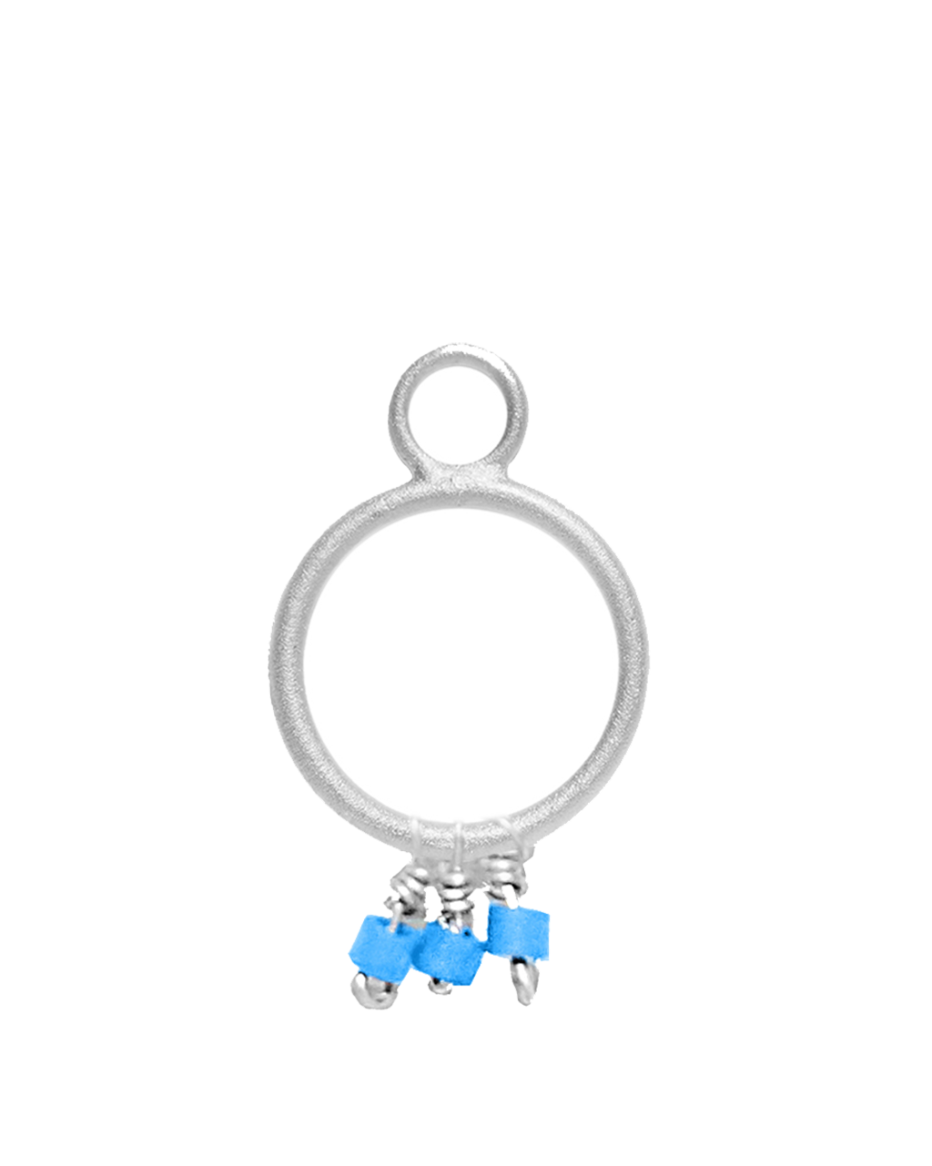 Silver Beat Charm gold