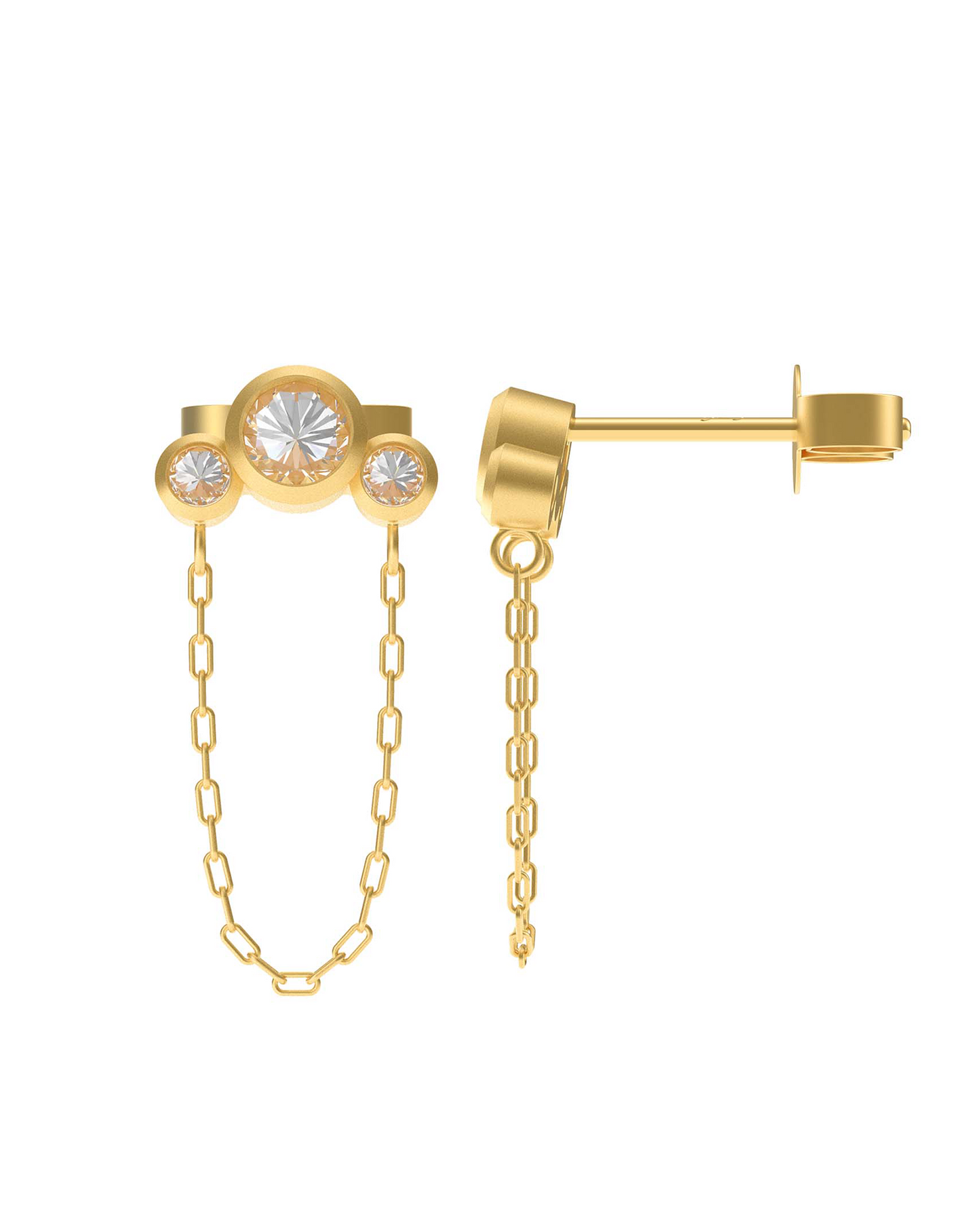 Dainty Chain Earring