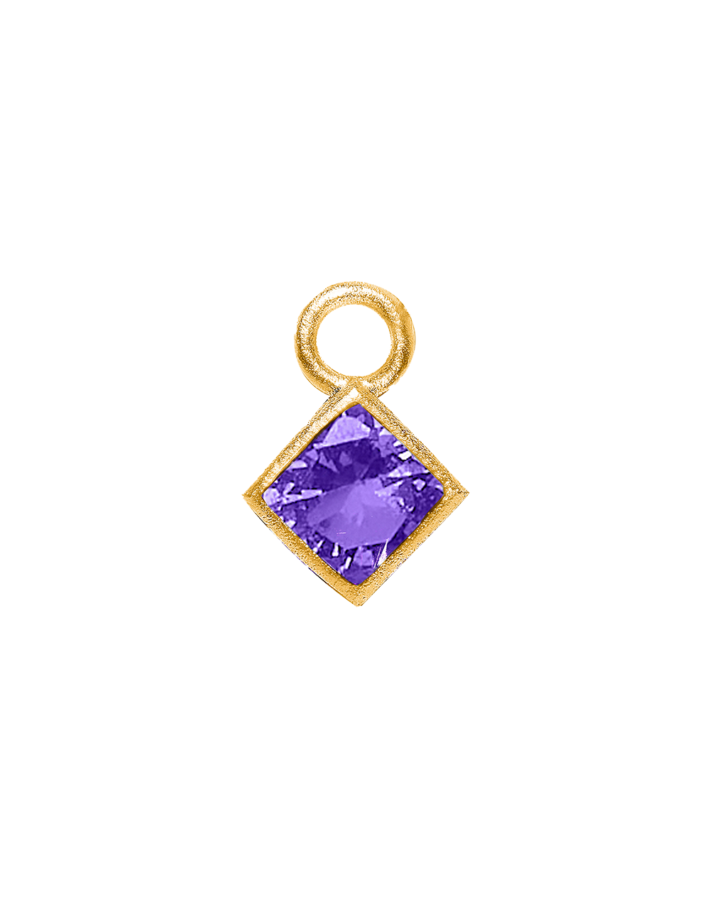 Diamond Charm Gold Vermeil