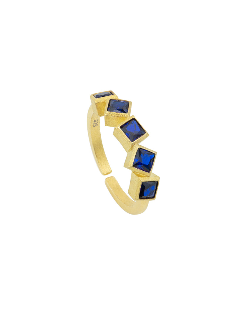 Block Ring Gold