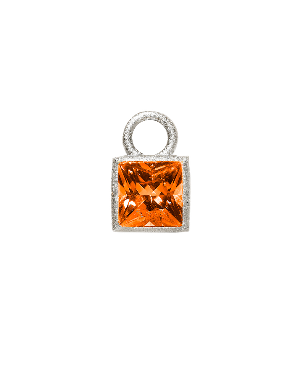 Block Pendant Silver