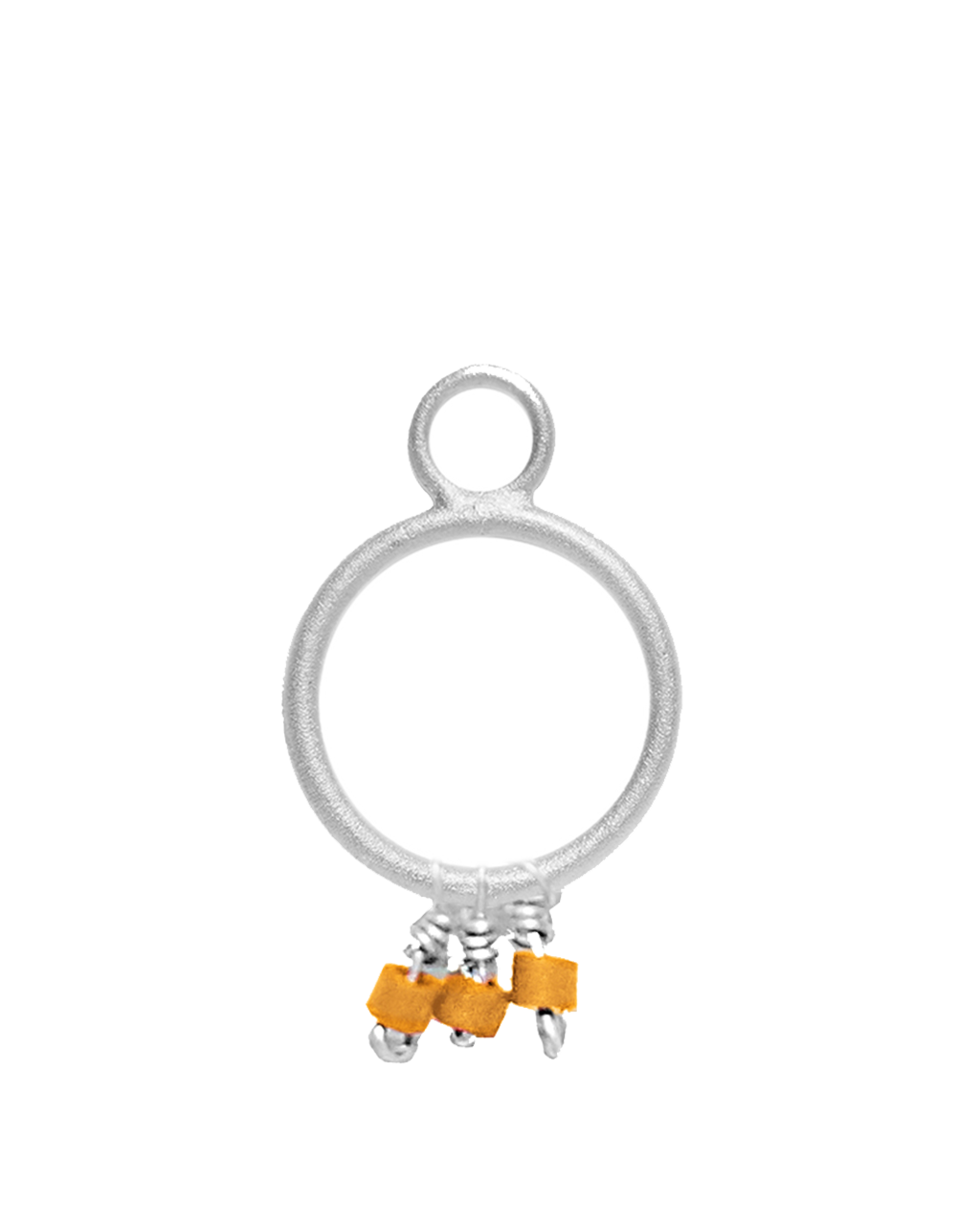 Silver Beat Charm gold