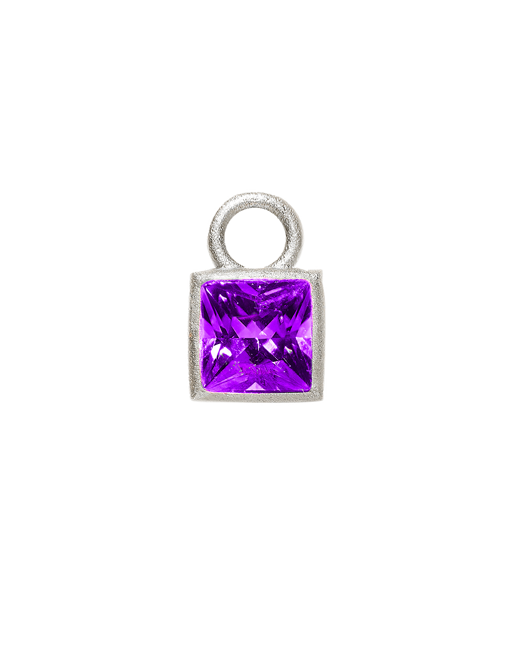 Block Pendant Silver