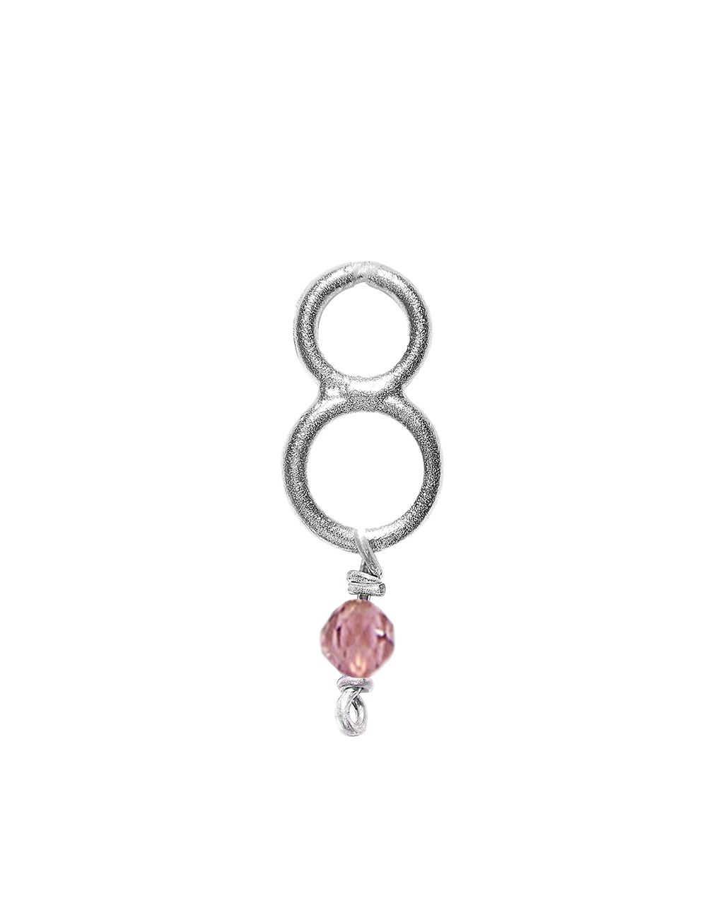 Pink Tourmaline Eight Charm