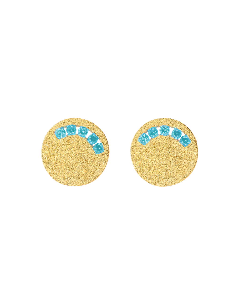 Sparkle Stud Gold Vermeil