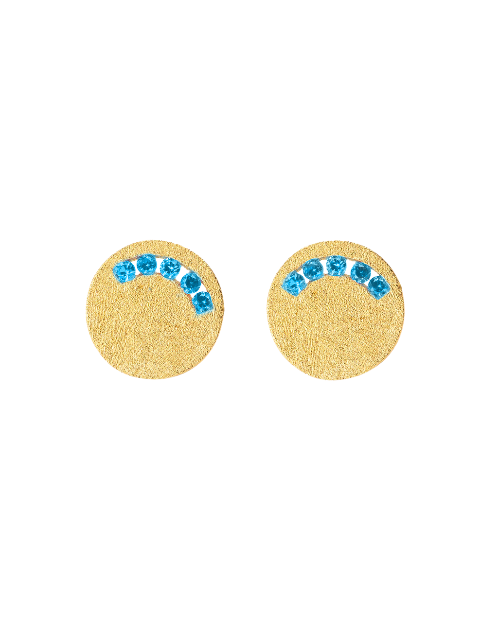 Sparkle Stud Gold Vermeil