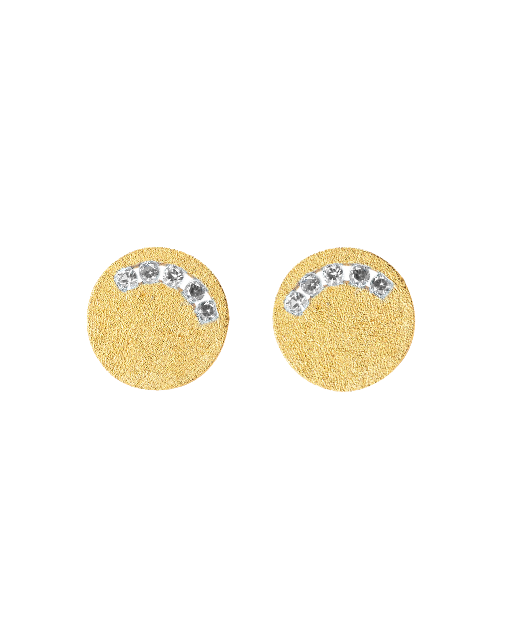 Sparkle Stud Gold Vermeil