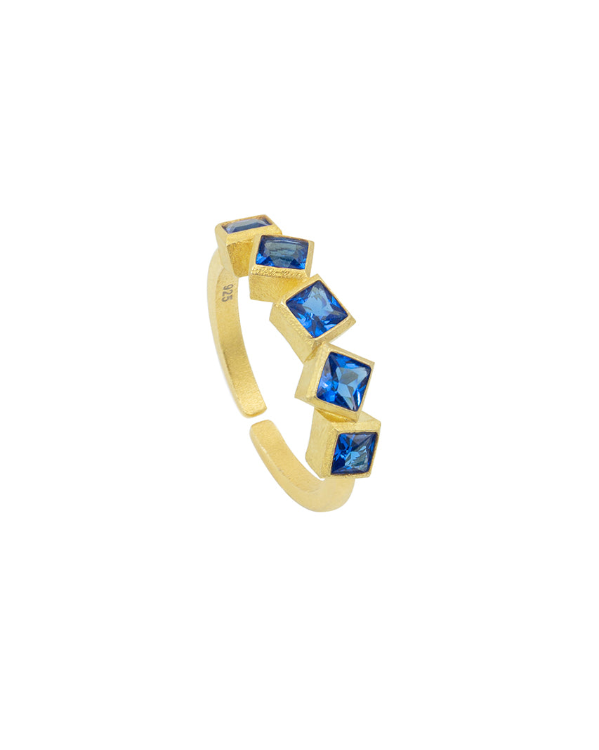 Block Ring Gold