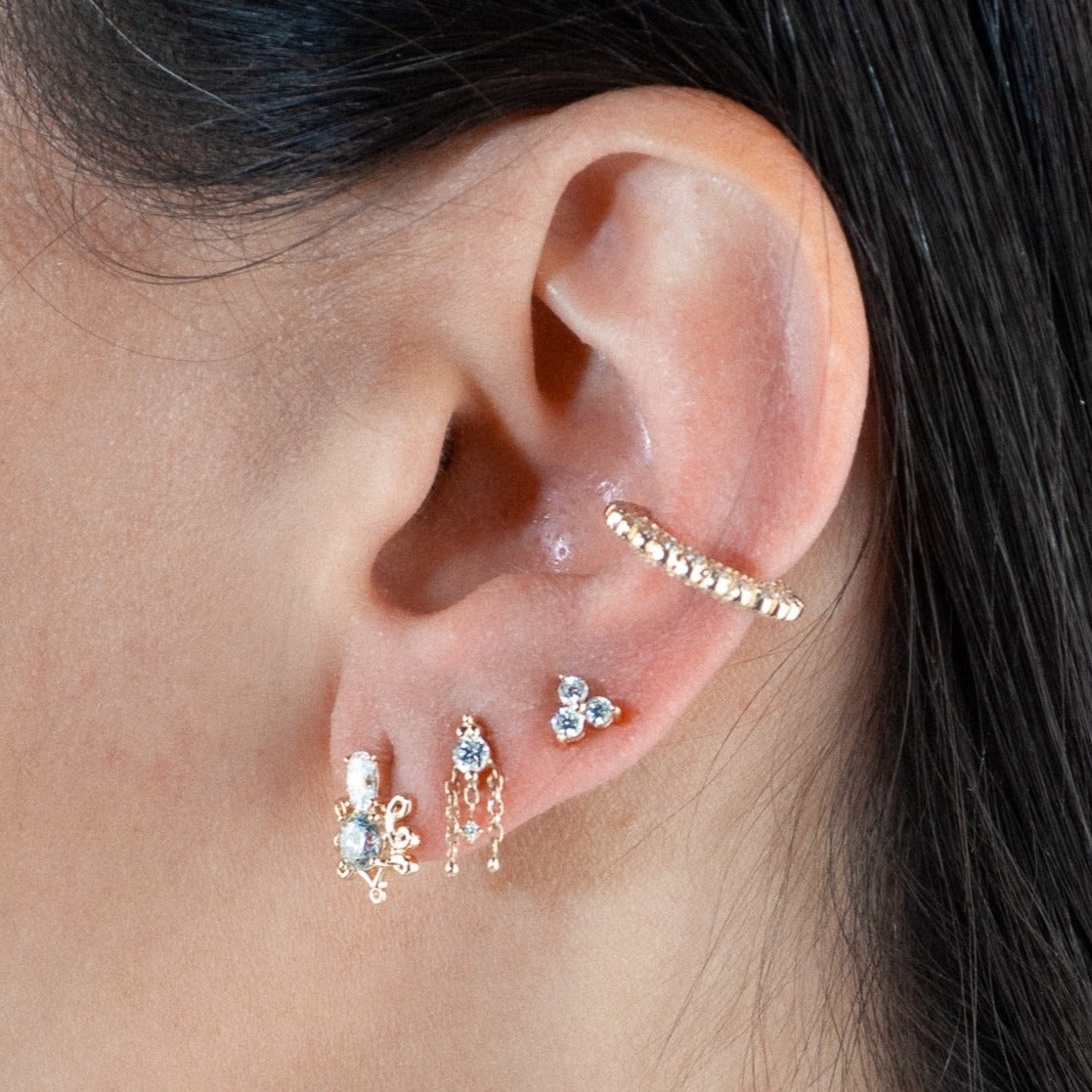 Triple mini stud