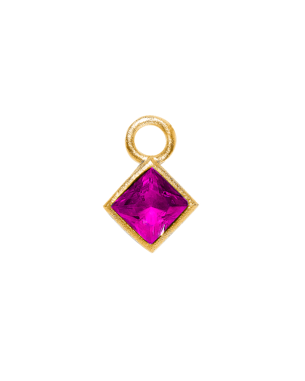 Diamond Charm Gold Vermeil