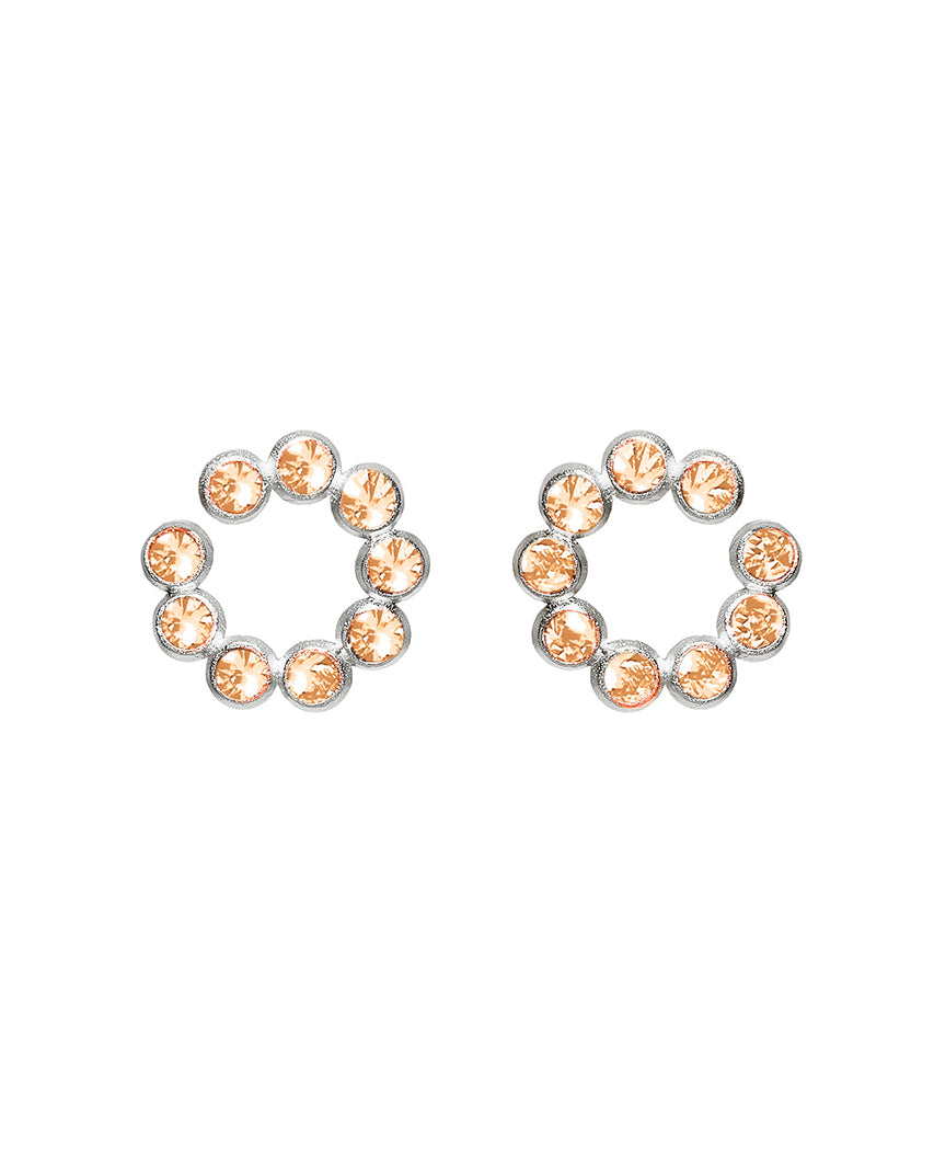 Amber Circles Earring