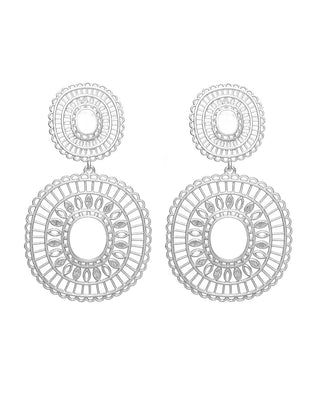 Mandala Large White pendiente