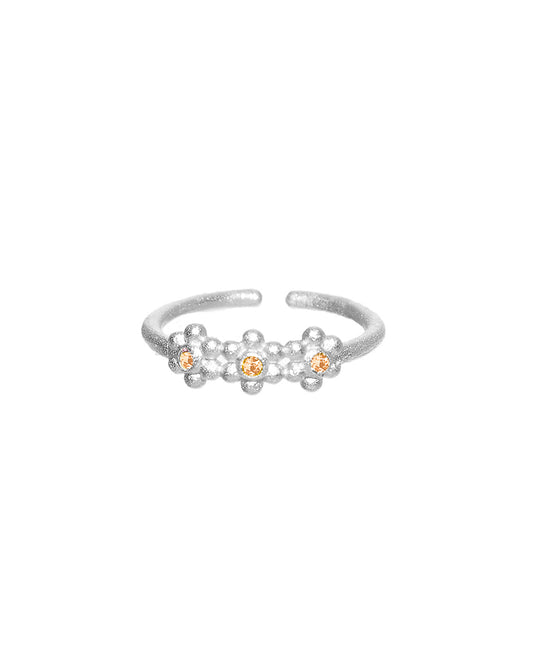 Flower Ring Silver