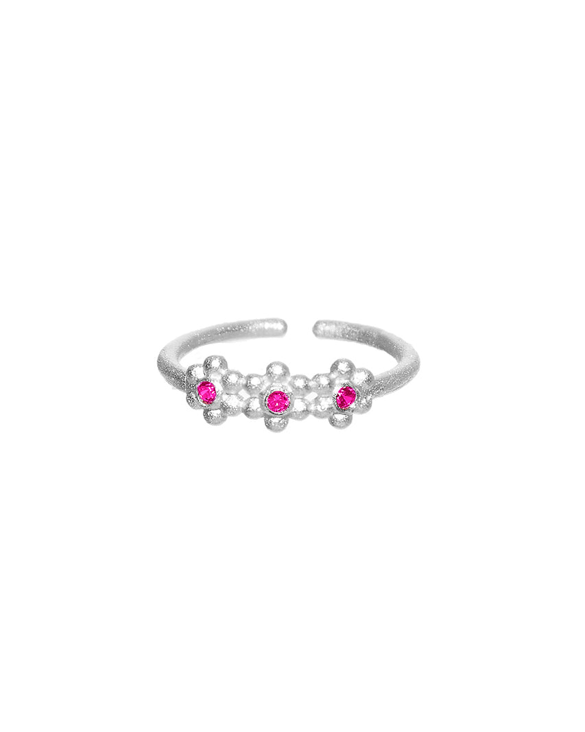 Flower Ring Silver