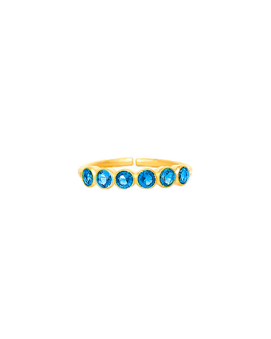 Blue Circles Ring