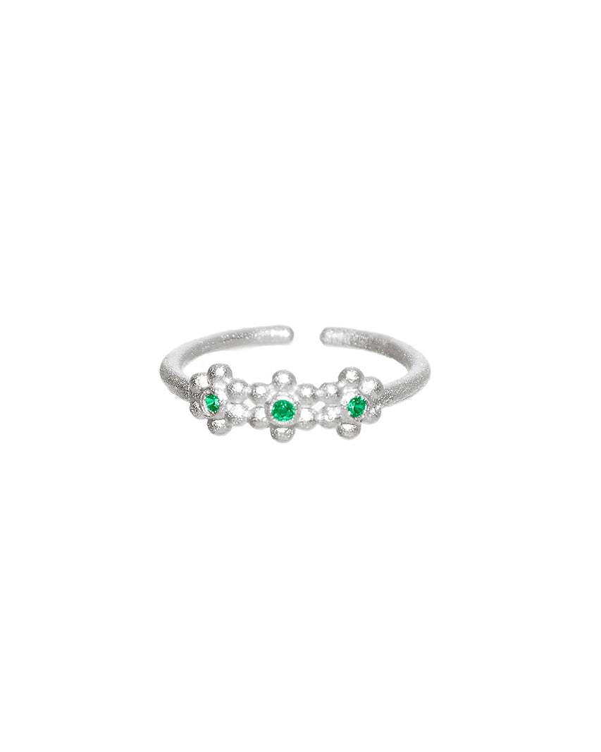 Flower Ring Silver