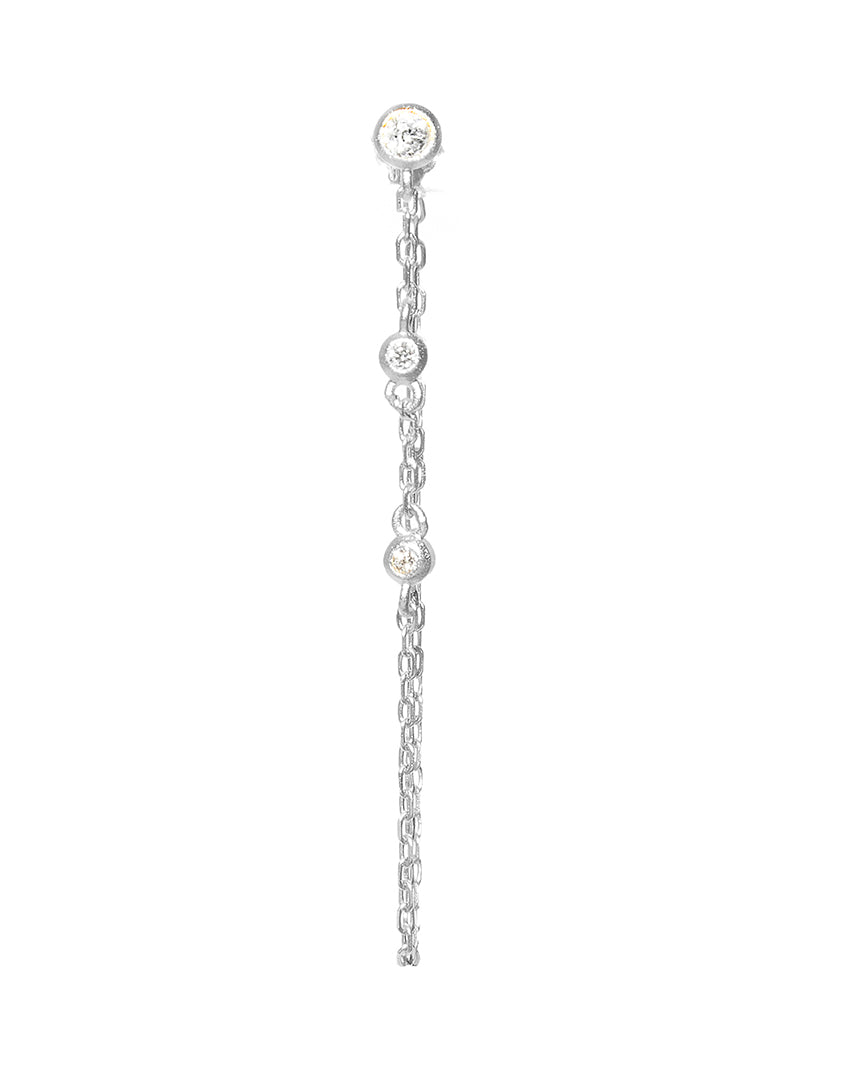 Single Front to Back Chain Earring