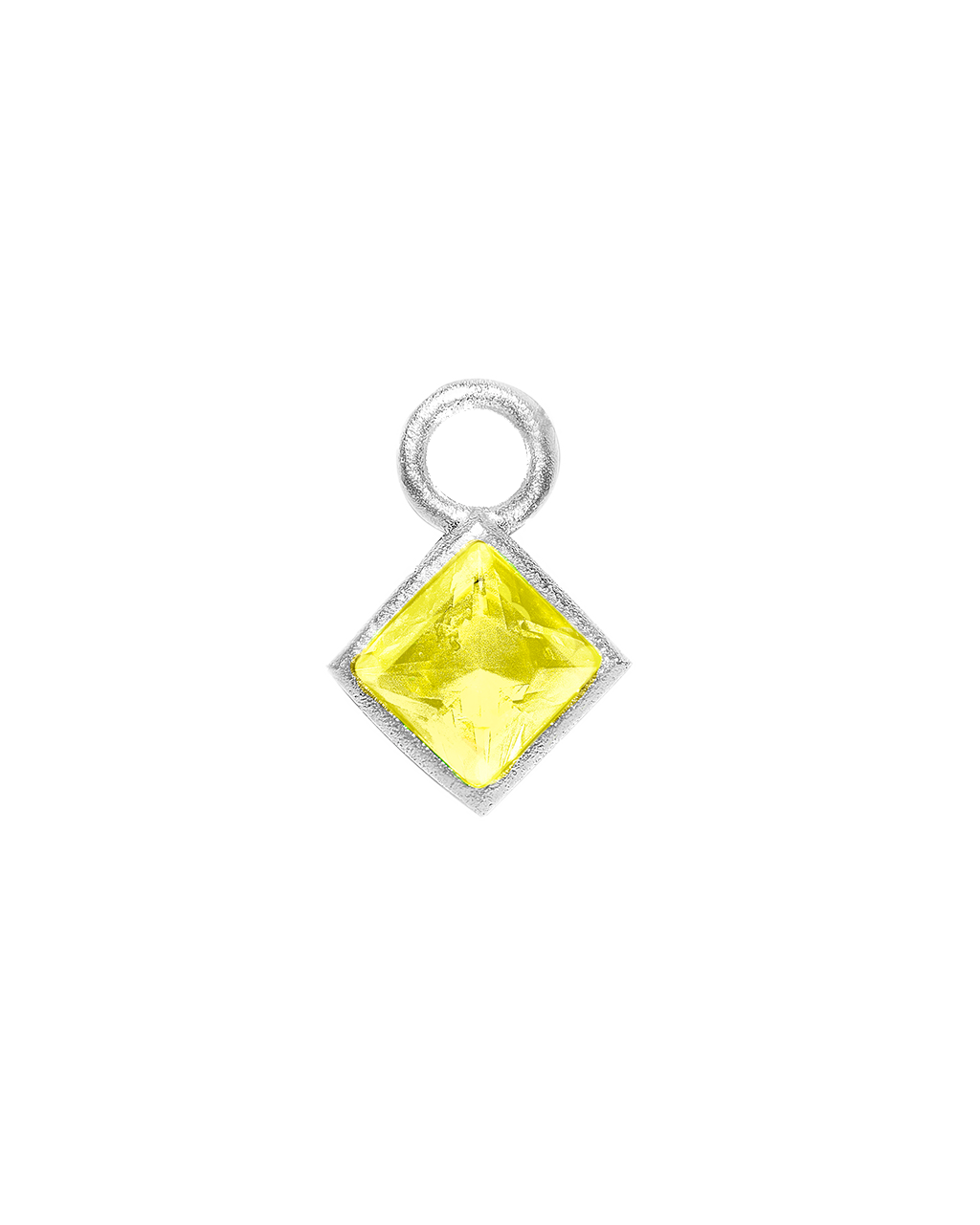 Diamond Charm Silver