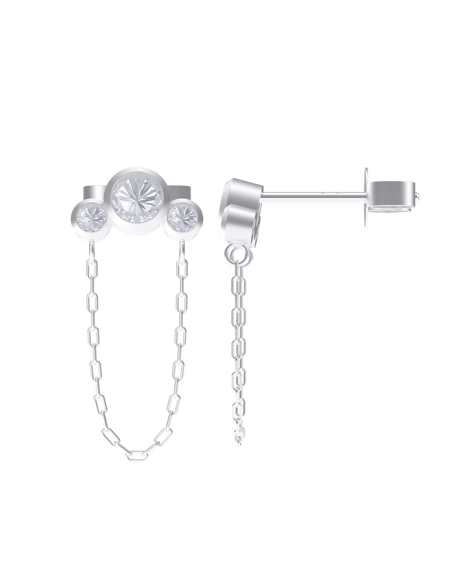 Dainty Chain Earring
