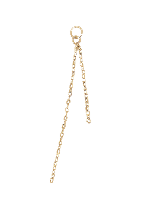 Earring chain gold